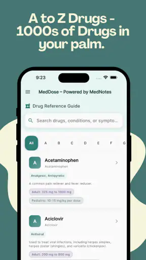 MedDose - Drugs & Diseases screenshot