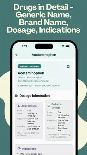 MedDose - Drugs & Diseases screenshot