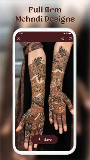 Mehendi design app - मेहंदी ऐप screenshot