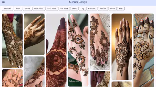 Mehndi Design (Offline) screenshot