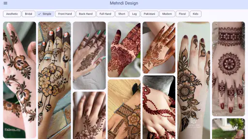 Mehndi Design (Offline) screenshot