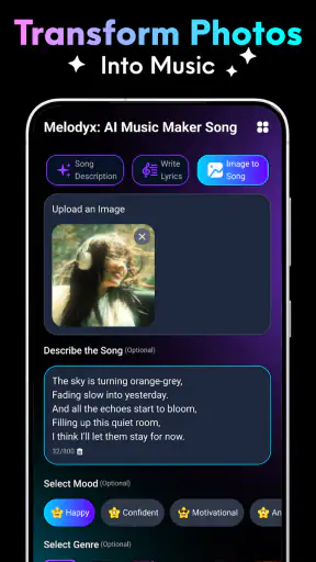 MelodyX: AI Music Maker Song screenshot