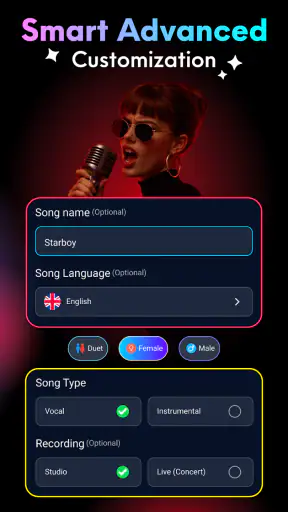 MelodyX: AI Music Maker Song screenshot