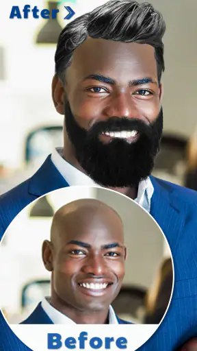 Men Hairstyle and Beard Studio screenshot