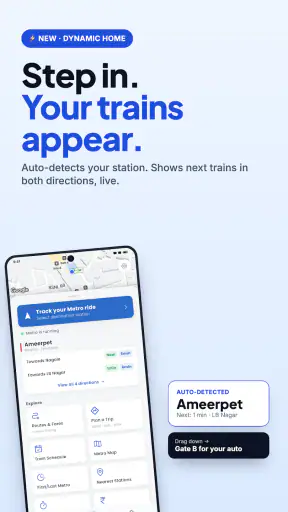 MetroTrack – Hyderabad Metro screenshot