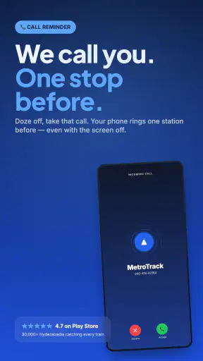 MetroTrack – Hyderabad Metro screenshot
