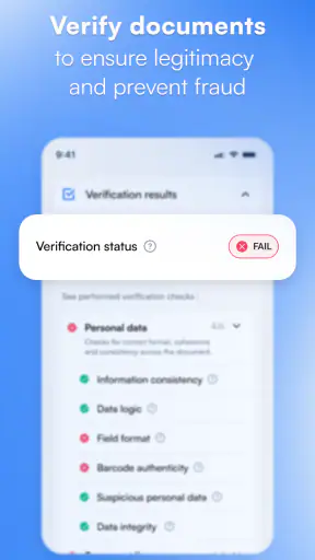 Microblink Identity screenshot