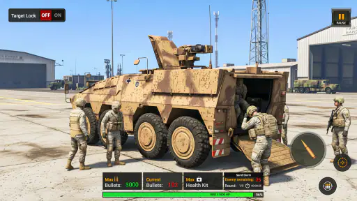 Military Truck Cargo Game 3d screenshot
