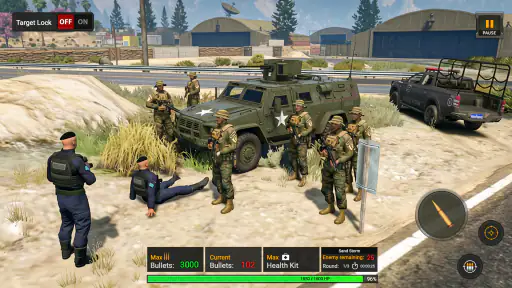 Military Truck Cargo Game 3d screenshot