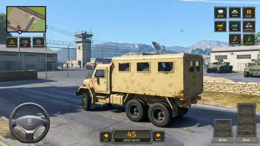 Military Truck Cargo Game 3d screenshot
