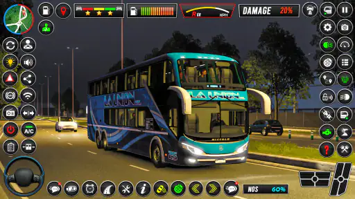 Mini Bus Coach Bus Driving 3D screenshot