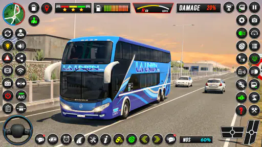 Mini Bus Coach Bus Driving 3D screenshot
