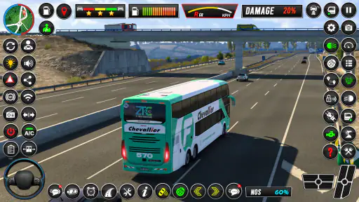 Mini Bus Coach Bus Driving 3D screenshot