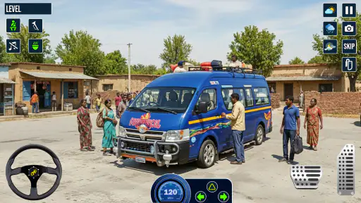 Mini Bus Driving Simulator 3D screenshot
