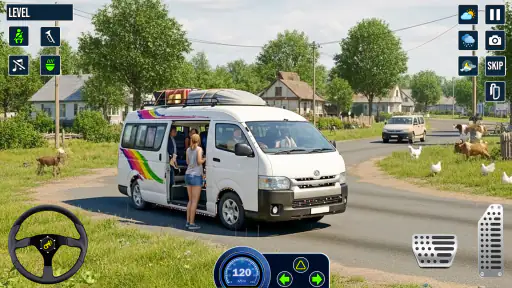 Mini Bus Driving Simulator 3D screenshot