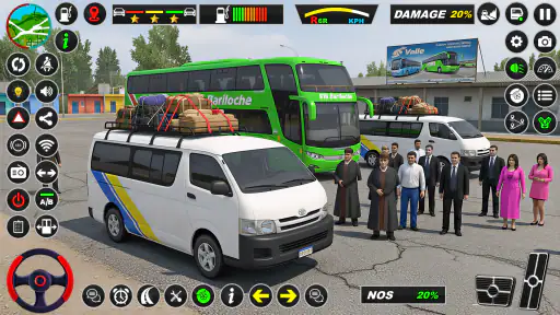 Mini Coach Bus Game Van Game screenshot