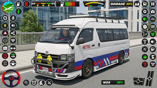 Mini Coach Bus Game Van Game screenshot