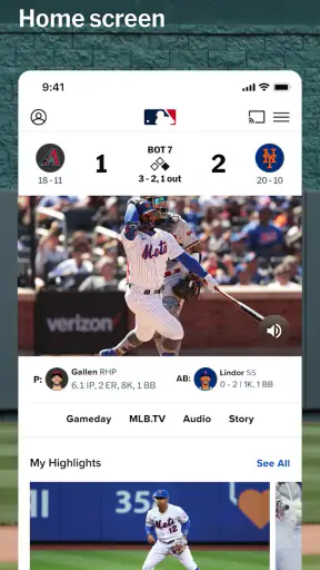 MLB screenshot