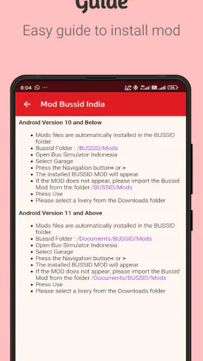 Mod Bussid India screenshot