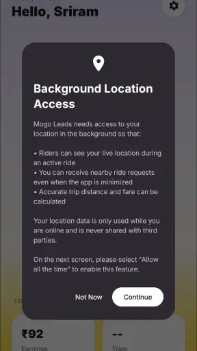 Mogo Leads - Driver screenshot