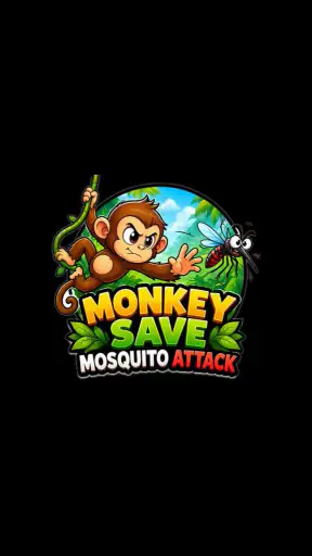 Monkey Save Mosquito Attack screenshot
