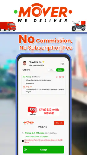 MOVER Partner: 0% Commission screenshot