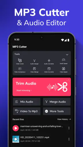 MP3 Cutter & Audio Editor screenshot