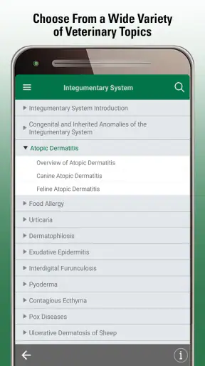 MSD Vet Manual screenshot