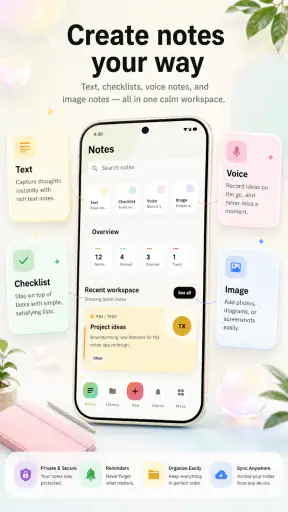 My Notes: Diary & Notepad screenshot