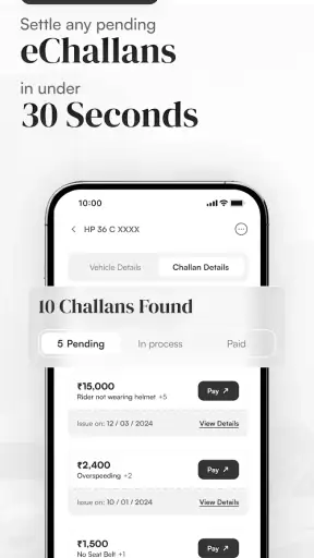 MyMotor: चालान, ईवी, आरटीओ screenshot