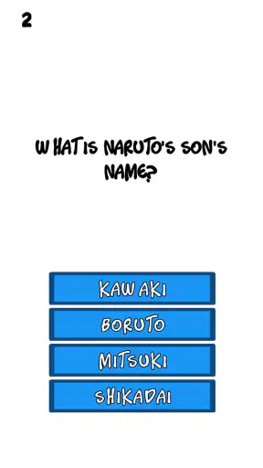 Naruto Boruto Ninja Quiz screenshot