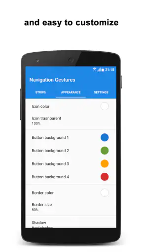 Navigation Gestures screenshot