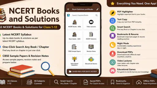 NCERT Books and Solutions screenshot