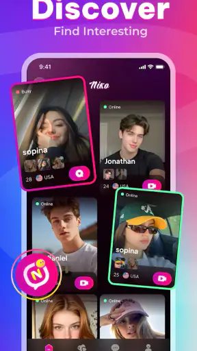 Niko - वीडियो चैट और मस्ती screenshot