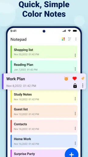 Notepad નોટબુક અને ટુ-ડુ લિસ્ટ screenshot