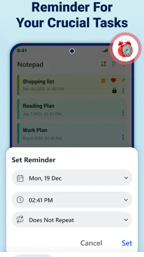 Notepad નોટબુક અને ટુ-ડુ લિસ્ટ screenshot