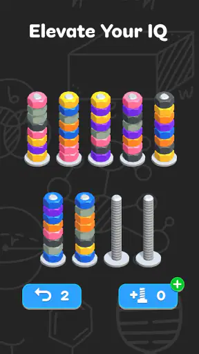 Nuts Sort - Color Sort screenshot