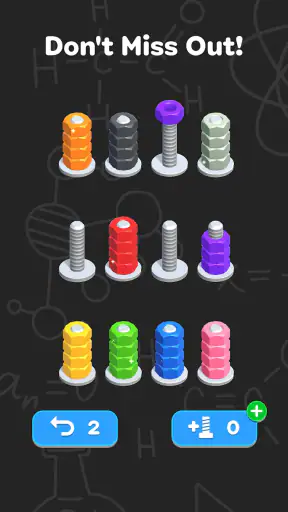 Nuts Sort - Color Sort screenshot