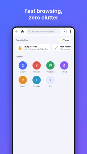 NX Browser screenshot