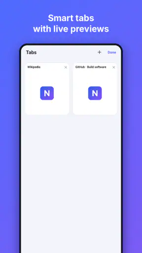 NX Browser screenshot