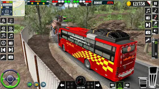 Offroad Bus Driving 3D Game screenshot