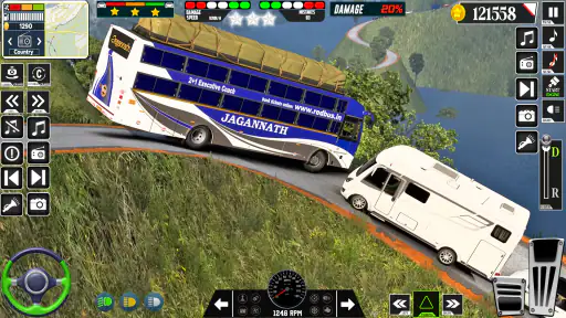Offroad Bus Driving 3D Game screenshot