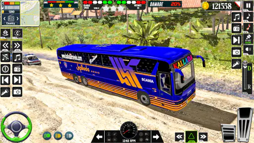 Offroad Bus Driving 3D Game screenshot
