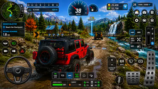 offroad jeep games 3d driving screenshot