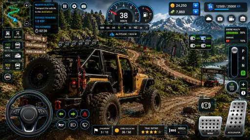 offroad jeep games 3d driving screenshot