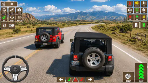 Offroad Mountain Car Driving screenshot