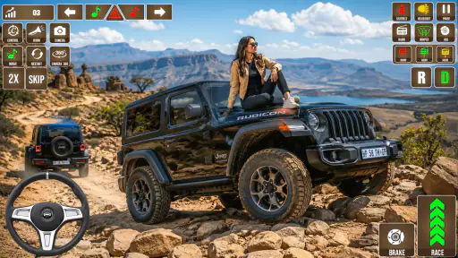 Offroad Mountain Car Driving screenshot