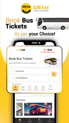 ORAY Bus & Cabs-365 days offer screenshot