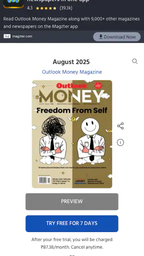 Outlook Money screenshot