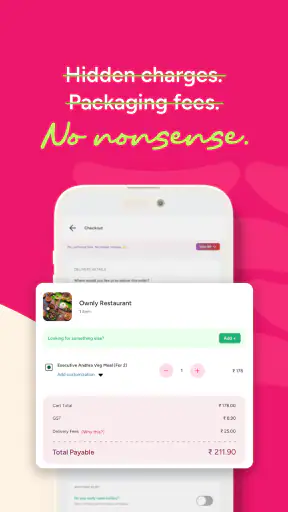 Ownly By Rapido: Food Delivery screenshot